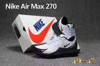 basket nike air max 270 us size blanc classic